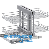 VS COR Flex Eckauszug Set Classic KB 1000 mm Silber