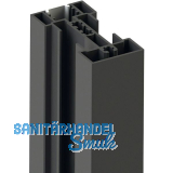 VOLPATO Stili Profil 4800 mm, Aluminium schwarz eloxiert