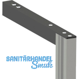 VOLPATO Stili Wandanbindung oben 220 mm Aluminium schwarz eloxiert