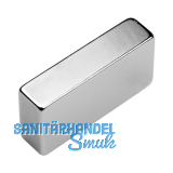 Quadermagnet 40x20x10mm, Haftkraft 25 kg