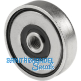 Topfmagnet mit Innengewinde M4 � 20 mm,