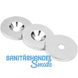 Metallscheibe mit Senkbohrung � 27 mm