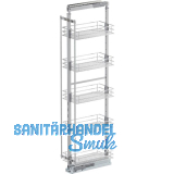 VS TAL Larder 5 Hochschrankauszug Set Saphir KB 300 mm Silber/Chrom