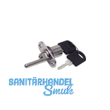 Zylinder Zentralverschluss-Set; Zylinder �16 x 22mm; Stahl vernickelt