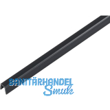 HAWA Clipo F�hrungsschiene, auf Ma�, Kunststoff anthrazit