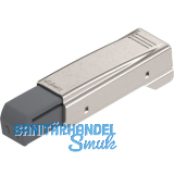 BLUM BLUMOTION 973A, Aufsteckteil-Scharnier gerader Bandarm, Stahl vernickelt