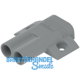 BLUM BLUMOTION Doppel-Kreuzadapterplatte, Schrauben, Kunststoff platingrau