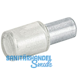 HETTICH Glasbodentr�ger 5 mm Stahl vernickelt mit Kunststoffh�lse