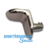 Steckbodentr�ger FIX 1, Bohr � 5 mm, Zink vernickelt, VPE 1000 ST