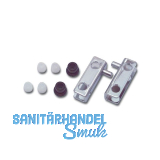 Glast�r Scharnierset 4-6, Zapfdurchmesser 5 mm, Zapfenh�he 5 mm