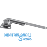 LAMP� Hochstellst�tze NSDX 35, LINKS, �ffnungswinkel 80�-90�-100�,FE vernickelt