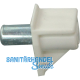 Steckbodentr�ger Safety, Bohr � 5 mm, Kunststoff wei�, VPE 100 ST