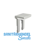 ITALIANA FERRAMENTA Oberteil zu Glasbodentr�ger KUBIC, Zamak vernickelt