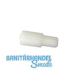 Steckbodentr�ger KU, Bohr � 5 mm, Kunststoff wei�, VPE 100 ST