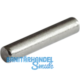 Steckbodentr�ger Stift, Bohr � 5 mm, L�nge 20 mm, Stahl vernickelt, VPE 100 ST