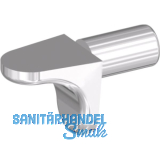 ITALIANA FERRAMENTA Steckbodentr�ger Winkel 1, Bohr � 5 mm, Zink vernickelt