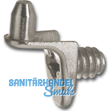 Bodentr�ger Drill zum Anschrauben, Bohr � 5 mm, Zink vernickelt, VPE 100 ST