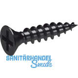 KIMANA Befestigungsschrauben 3,5 x 16 mm, schwarz