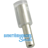 Glasbodentr�ger Claudia zum Stecken, Bohr � 3 mm, Stahl vernickelt