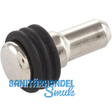 ITALIANA FERRAMENTA Glasbodentr�ger Petra zum Stecken, Bohr �5 mm, vernickelt