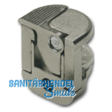 EFFEGI BREVETTI Glasbodentr�ger Alfa Glass Lock Stop zum Anschrauben, vernickelt