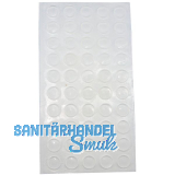 TDK T�ranschlagd�mpfer selbstklebend, rund, �10 x 1.0, Kunststoff transparent