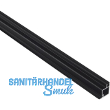 ALUMIS Smartcube Profil unten mit Laufschiene Alu schwarz