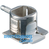 ITALIANA FERRAMENTA Steckbodentr�ger Unico, Bohr � 3 mm, Zamak vernickelt/KS