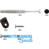 ALUMIS Smartframe Zubeh�r-Set schwarz