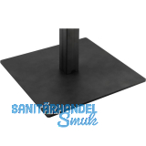 SIMAUSROM Bodenplatte Amila 450 x 450 mm Schwarzstahl schutzlackiert