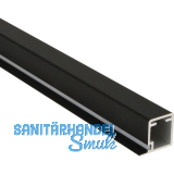 ALUMIS Smartcube Profil Auflage unten 19 mm Alu schwarz