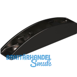 Bremsklappenhalter KIARO Frontbefestigung zum Anschrauben, Zamak vern. schwarz