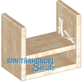 Fachbodenklemme, Bohr � 5 mm, Kunststoff natur, VPE 100 ST