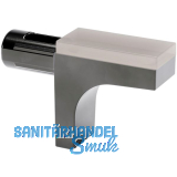 Glasbodentr�ger K-LINE steckbar 5 mm Zamak vernickelt schwarz