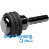 Glasbodentr�ger Petra zum Stecken, Bohr � 3 mm, Stahl vernickelt schwarz