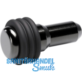 Glasbodentr�ger Petra zum Stecken, Bohr � 5 mm, Stahl vernickelt schwarz