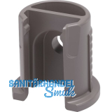 Einbohrteil Maori, Tablarst�rke 19 mm, Bohr � 11/14 mm, Kunststoff grau