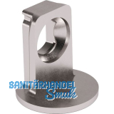 Tablar-Bodentr�ger Maori, Anschrauben, Tablarst�rke 19, Bohr � 3 mm, Zamak vern.