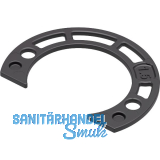 KIMANA SKIN Distanzplatte zu Klappenband, H�he 1,5 mm, Kunststoff anthrazit