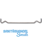 Schwedentr�ger, L�nge 200 mm, Lochabstand 197 mm, Stahl verzinkt