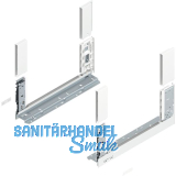 BLUM LEGRABOX free, Zarge H�he C, NL 400, Seidenwei�-matt