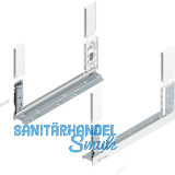 BLUM LEGRABOX free, Zarge H�he C, NL 450, Seidenwei�-matt