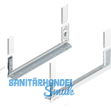 BLUM LEGRABOX free, Zarge H�he C, NL 600, Seidenwei�-matt