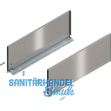 BLUM LEGRABOX pure Zarge H�he F, NL 650, INOX (Anti-Fingerprint)