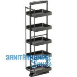 VS TAL Larder 5 Hochschrankauszug Set Essentio KB 400 mm 5 Ablagen Lava