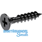 KIMANA Befestigungsschrauben 3,5 x 18 mm, schwarz