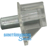 Steckbodentr�ger Safety, Bohr � 5 mm, Kunststoff glasklar, VPE 1000 ST