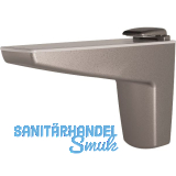 Tablar-Klemmtr�ger Moon S, Materialst�rke 4-25 mm, Zinkdruckguss silber metallic