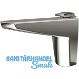 Tablar-Klemmtr�ger Moon S, Materialst�rke 4-25 mm, Zinkdruckguss glanzverchromt