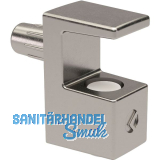 Glasbodentr�ger GRACE zum Stecken, 5-6 mm Glas, Zamak vernickelt